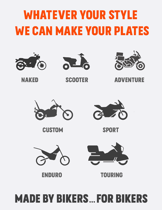 Different types of motorcycles we serve